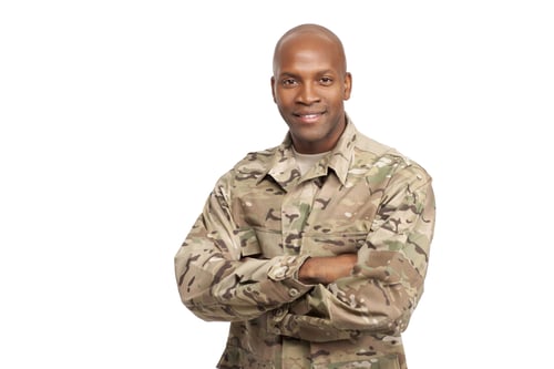 Black militaryperson