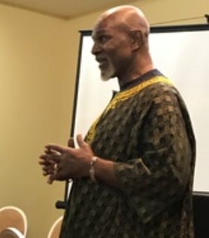 Dr. Melvin Rahming, Professor Emeritus of English at Morehouse and founder of ICCL