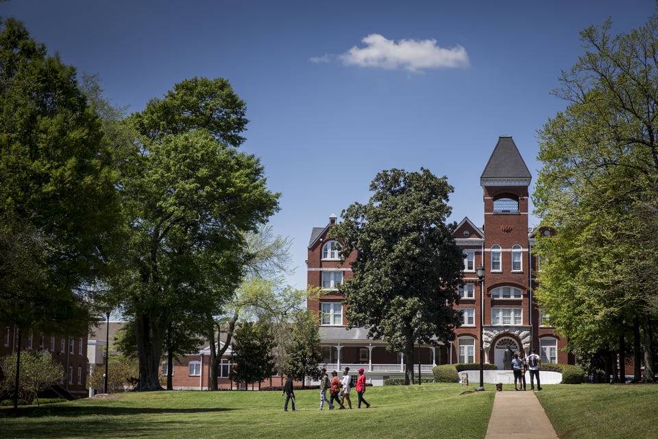 Historic Graves Hall - First Building on Campus