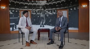President Bowman Chats with Kenneth Ugo 26