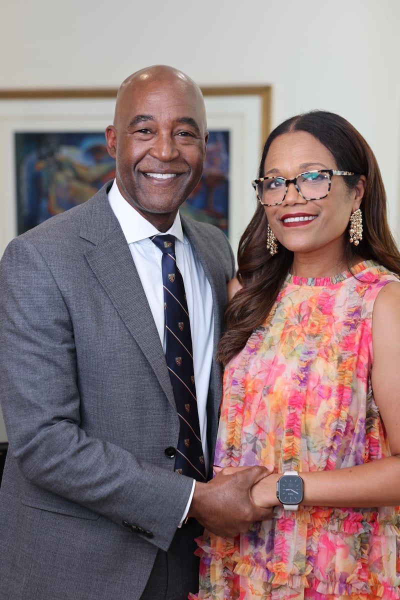 President and First Lady Bowman