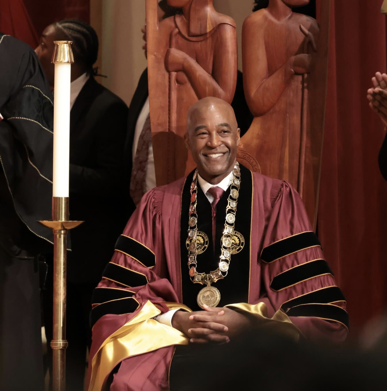 President Bowman inauguration ceremony