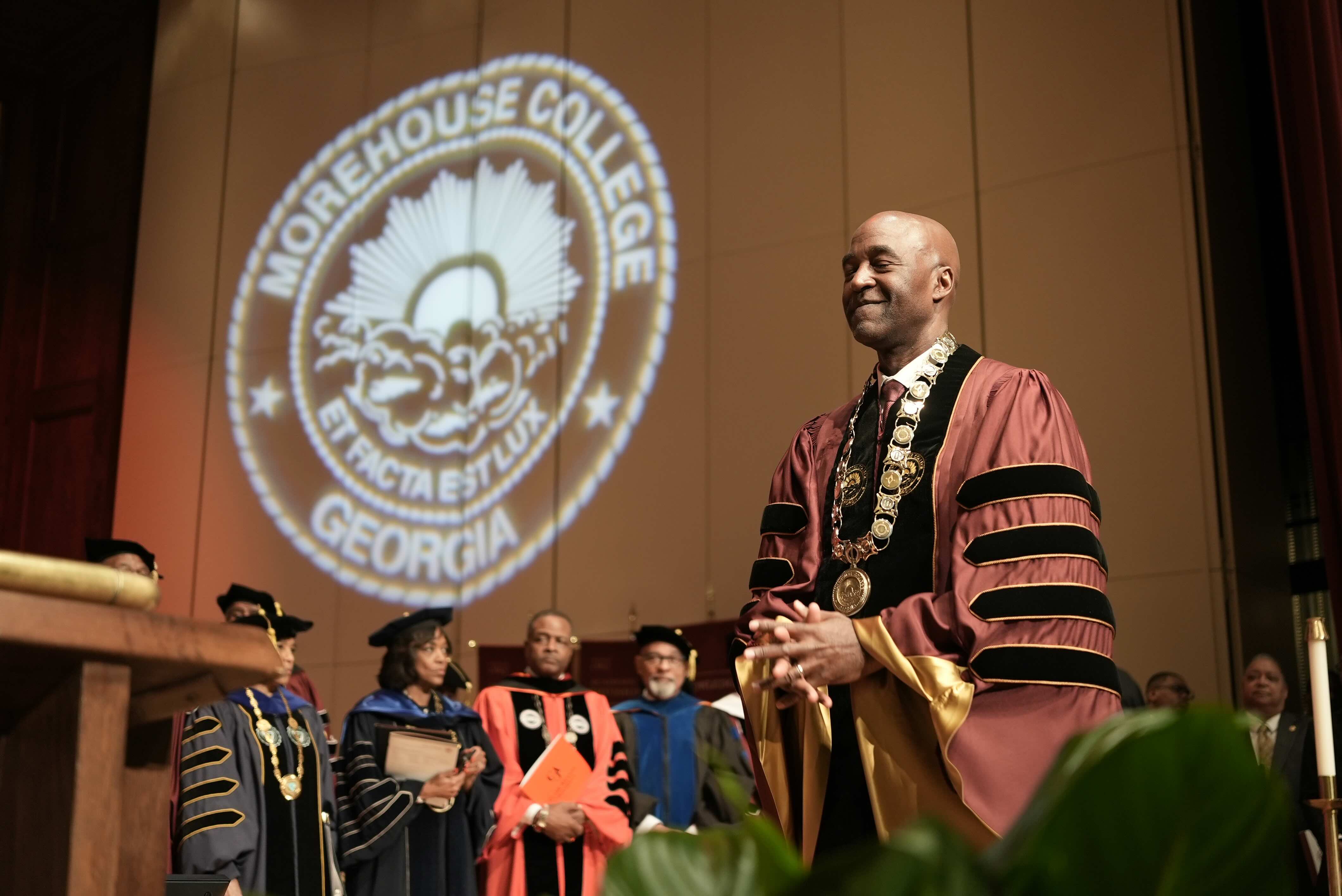 President Bowman inauguration ceremony